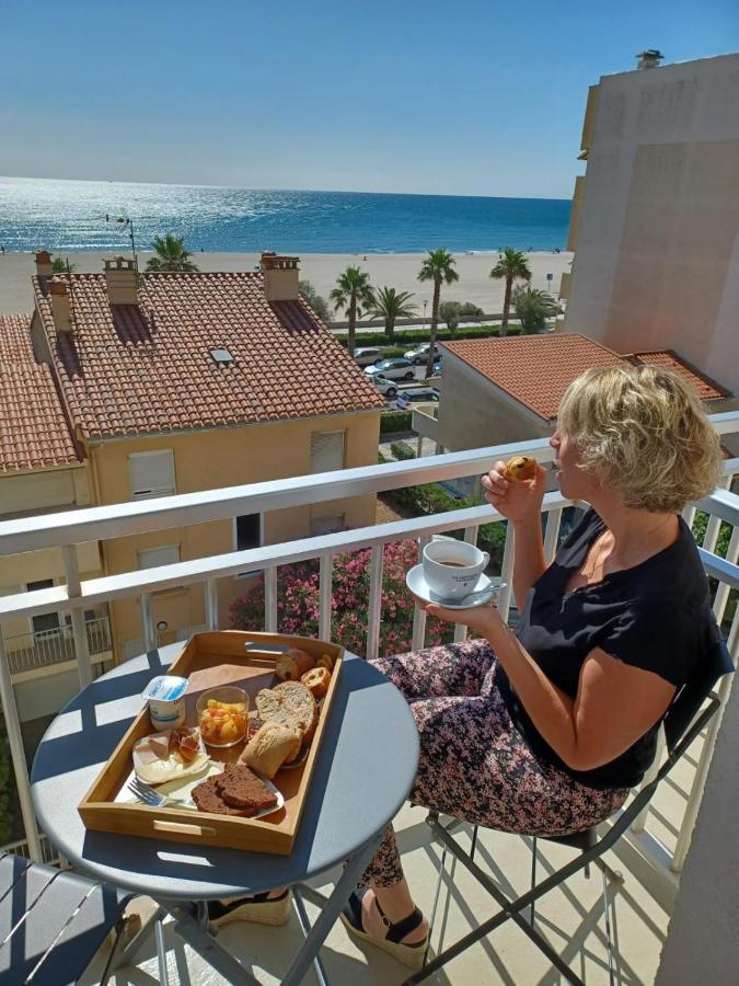 Le Regina Hotel Et Restaurant Canet-Plage Eksteriør billede